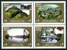 (160) Nepal  Tourism / Landscapes / Paysages ** / Mnh Michel 849-852 - Nepal
