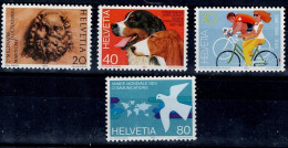 SWITZERLAND 1983 ANNUAL EVENTS  MI No 1256-9 MNH VF!! - Unused Stamps