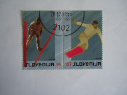 SLOVENIA USED  PAIR  SPORT ATLANTA 96 SKIERS - Sci