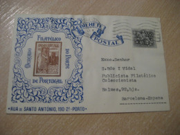 PORTO 1953 To Barcelona Spain Cancel Document Paper PORTUGAL - Storia Postale