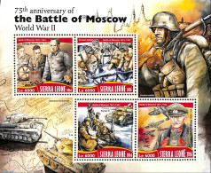 Sierra Leone 2016 75th Anniversary Of The Battle Of Moscow, Mint NH, History - Transport - Various - World War II - Ai.. - WW2