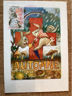 Fort-de-France 1975 - Carte Maximum Croix-Rouge - Automne - Briefe U. Dokumente