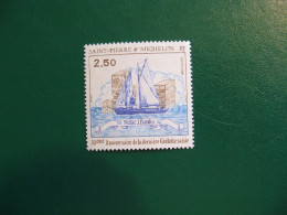 SAINT PIERRE ET MIQUELON YVERT POSTE ORDINAIRE N° 492 TIMBRE NEUF** LUXE - MNH - COTE 2,00 EUROS - Unused Stamps