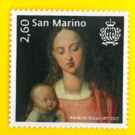 SAN MARINO 2021 550° Anniversary Born Albert Durer - New - Pittore - Unused Stamps
