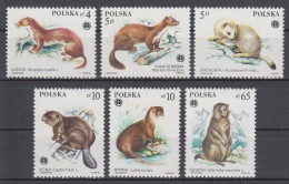 Polen , Pelztiere  2946/51 , Xx   (A6.1733) - Unused Stamps