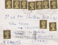 Grande-Bretagne--1969--Lettre D'OXFORD Pour LONS LE SAULNIER-39 (France)...timbres.....cachets - Brieven En Documenten