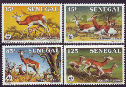 SENEGAL - WWF  GAZELLE - **MNH - 1986 - Nuevos