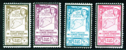 REF 086 > SYRIE < PA N° 101 à 104 * * < Neuf Luxe Voir Dos - MNH * * < Poste Aérienne - Aéro  Air Mail - Aéreo