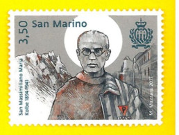 SAN MARINO 2021 80° Anniversary San Massimiliano Maria KOLBE - New - Nuevos