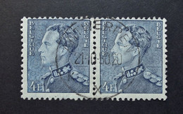 Belgie Belgique - 1950 - OPB/COB  N° 833  (2 Value) - Koning Leopold III  Poortman Obl. -  Antwerpen X . - Oblitérés