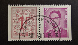 Belgie Belgique - 1969 - OPB/COB N° 1484 - 1485a  ( 2 Values )  - Postzegelboekje - Obl. - Usados