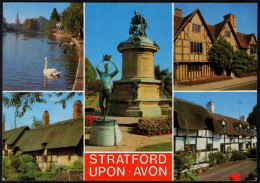 UNITED KINGDOM - STRATFORD UPON AVON - GOWER MEMORIAL / HALL'S CROFT / RIVER AVON / TAVERN LANE - I - Stratford Upon Avon