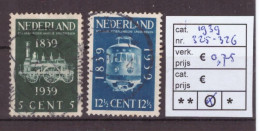 Netherlands Stamps Used 1939,  NVPH Number 325-326, See Scan For The Stamps - Oblitérés