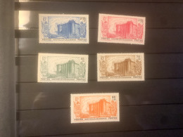 NOUVELLE-CALEDONIE YT 175 à 179 NEUF** TB - Unused Stamps