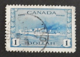 CANADA YT 218 OBLITÉRÉ "DESTROYER IROQUOIS" ANNÉES 1943/1948 - Used Stamps