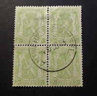 Belgie Belgique - 1935 - OPB/COB  N° 418A ( 4 Values ) - Klein Staatswapen  - Obl. Antwerpen - Brussel - Used Stamps