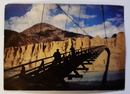 Vintage Postcard-Suspension Bridge Over A River In Northern Regions Of West Pakistan-unused - Pakistan