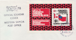Samoa SS On FDC - Expositions Philatéliques
