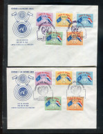 "PARAGUAY" 1960, Mi. 864-868 Gezaehnt Und Ungezaehnt Auf 2 FDC (B0133) - Paraguay