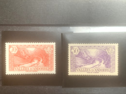 ANDORRE YT 64 Et 69 NEUF** TB - Unused Stamps