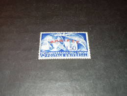 07AL05 TERRITORIO LIBERO TRIESTE ZONA A AMG-FTT 1949 75° ANNIVERSARIO DELL'UPU "XX" - Mint/hinged