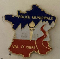 Pin S POLICE CARTE DE FRANCE - Polizia