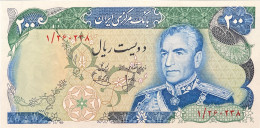 Iran 200 Rials, P-103a (1974) - UNC - Prefix 1!!! - Irán