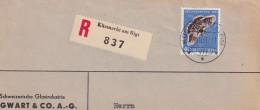 R Frankatur  Küssnacht Am Rigi  (Nachtpfauenauge)       1951 - Oblitérés