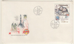 CESKOSLOVENSKO FDC MICHEL 2710 Cosmos - FDC