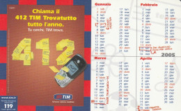 CALENDARIO 2005 FORMATO PICCOLO (MH459 - Petit Format : 2001-...