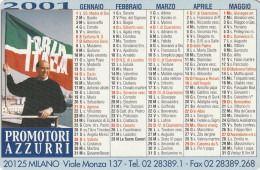 CALENDARIO 2001 BERLUSCONI FORMATO PICCOLO (MH374 - Tamaño Pequeño : 2001-...