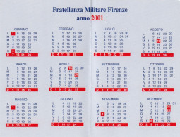 CALENDARIO 2001 FORMATO PICCOLO (MH362 - Tamaño Pequeño : 2001-...