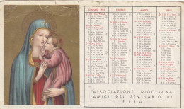 CALENDARIO 1962 -piccole Pieghe FORMATO PICCOLO (MH301 - Kleinformat : 1961-70