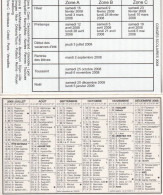 CALENDARIO 2008 FORMATO PICCOLO (MH237 - Tamaño Pequeño : 2001-...