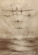 CARTOLINA 50 ANNI 88 GRUPPO AEREI (MH110 - Riunioni