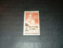 07AL05 TERRITORIO LIBERO TRIESTE ZONA A AMG-FTT 1953 7° CENTENARIO MORTE DI SANTA CHIARA D'ASSISI "XX" - Mint/hinged