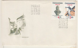 Delcampe - CESKOSLOVENSKO FDC MICHEL 2721/22 Prager Burg - FDC