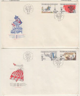 CESKOSLOVENSKO FDC MICHEL 2723/26 Kinder - FDC