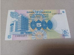 Billete Uganda 5 Schiling, Serie A, Año 1979, UNC - Uganda