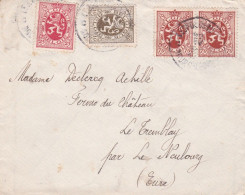 Belgique --Lettre Du Camp De BEVERLOO Pour LE TREMBLAY Près LE NEUBOURG-27 (France)..timbres - Covers & Documents