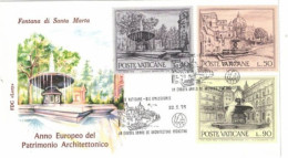 Europees Patrimonium  1975 - Covers & Documents
