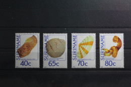 Suriname 1071-1074 Postfrisch Muscheln Und Schnecken #TR863 - Suriname