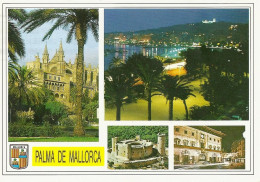 *CPM  Double - ESPAGNE - BALEARES - PALMA DE MALLORCA - Multivue - Palma De Mallorca