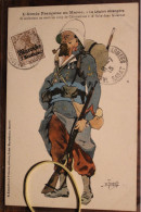 Ak CPA 1913 Marokko Maroc Bureau Allemand Illustrateur Tugot La Légion Etrangère Colonie Trésor Et Postes Aux Armées - Andere Kriege