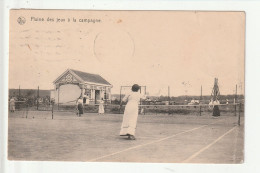 CP BELGIQUE BRUXELLES Plaine Des Jeux à La Campagne (tennis) - Forests, Parks