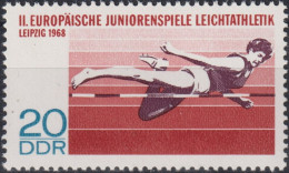 1968 DDR ** Mi:DD 1372, Sn:DD 1014, Yt:DD 1070, Sg:DD E1095, Hochsprung, WM Und EM - Atletica