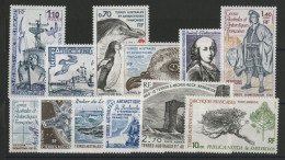 TAAF Année Complète 1979 Cote 28,50 € N° 79 à 85 + PA 56 à 60 Neufs Sans Charnière ** (MNH) Qualité TB - Full Years