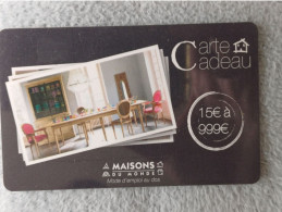 GIFT CARD - FRANCE - MAISONS DU MONDE 05 - Gift Cards