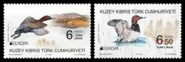 SALE!!! NORTHERN CYPRUS CHIPRE TURCO 2021 EUROPA CEPT Endangered National Wildlife 2 Stamps Set MNH ** - 2021