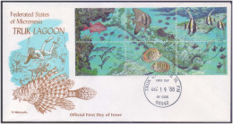 Chuuk Lagoon, Scuba Diving, Scuba Diver, Marine Life, Fish, Animal Underwater Creature, Micronesia FDC - Duiken